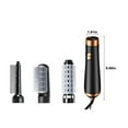thumbnail image 3 of Blueek 3-in-1 Hot Aired Curling Combo, for Styling And Frizz Control, Negative Ionic Blow Hair Dryer Brush Volumizer, 3 Detachable Auto-Rotating Curling Brush (Black)(1#), 3 of 9