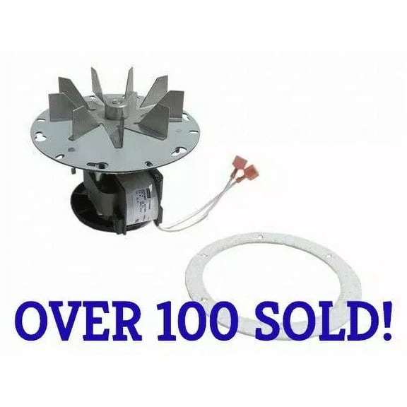 QUADRAFIRE 812-4400 CASTILE PELLET [PP7620] EXHAUST BLOWER MOTOR & GASKET