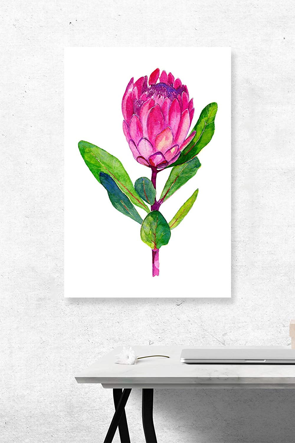 Protea Flowers Art Watercolor Home Decor Metal Large Wall Signs 12x18 Walmart Com Walmart Com
