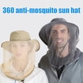 thumbnail image 3 of Sombrero De Verano Para Mosquitos Al Aire Libre, Sombrero Para El Sol, Sombrero Para El Sol Con Aleros Grandes, Sombrero De Pesca Protector De Malla, Sombrero De Pescador, Verde Militar Eigraketly AP007972-02, 3 of 6