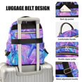 thumbnail image 3 of FORMRS Mini Backpack Purse for Women Travel Daypack Casual Shoulder Bag, Purple Starfish Pattern, 3 of 7