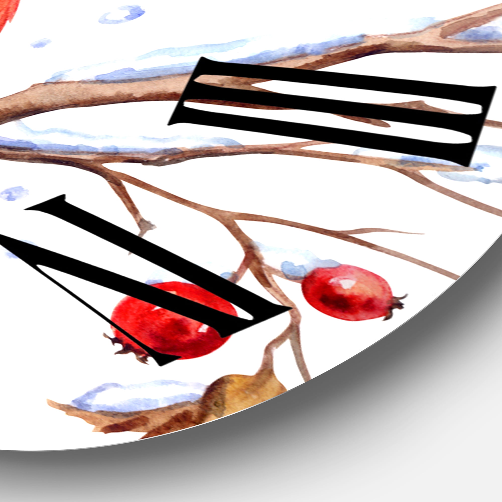 Designart 1 in Quartz Traditional Wall Clock