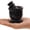 Black, variant on Radicaln White Marble Mortar and Pestle 3" Handmade Stone Spice Grinder, Herb Crusher, Pill Crusher, Garlic Crusher & Ideal Mortar and Pestle Set for Kitchen Essentials