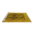 thumbnail image 2 of Ahgly Company Machine Washable Indoor Rectangle Oriental Yellow Industrial Area Rugs, 5' x 8', 2 of 4