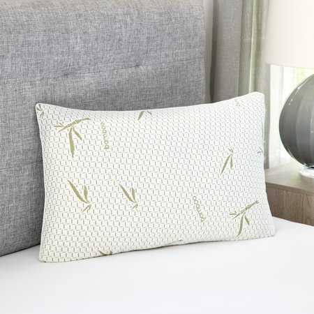 LifeSleep Memory Foam Cluster Bed Pillow with Rayon from Bamboo Cover