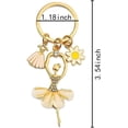 thumbnail image 4 of Ballerina Ballet Gifts Keychain for Women Girls Ballerina Birthday Christmas Gifts Inspirational Ballet Dancer Key Chain Gifts for Teen Girls Ballet Recital Gift Favors, 4 of 6