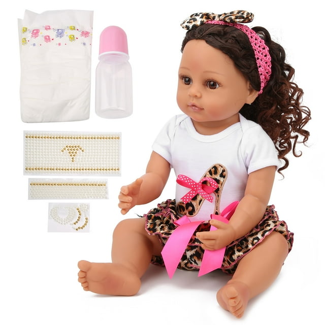 Muñeca BuyWeek renacida de cuerpo completo de 55 cm
