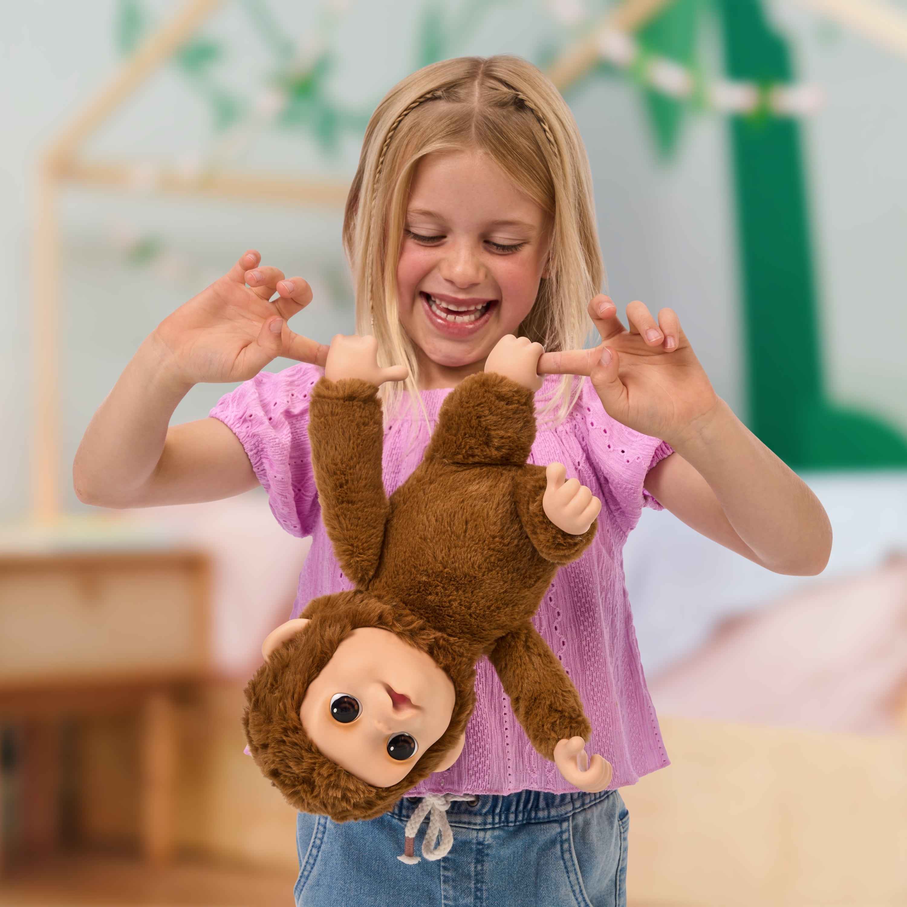Little Live Pets My Baby Monkey Mango, 50+ Sounds and Reactions, Ages 4+