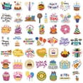 thumbnail image 2 of Oliegs Heated Blanket Birthday Greeting Sticker Decoration Suitcase Motorcycle Notebook Sticker Chocolate, 2 of 5