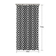 thumbnail image 5 of Black White Square Checkered Pattern Shower Curtain 36"x72" ,Bathroom Decorative Shower Curtains Set with 12 Hooks,Modern Waterproof Washable Shower Curtain, 5 of 6