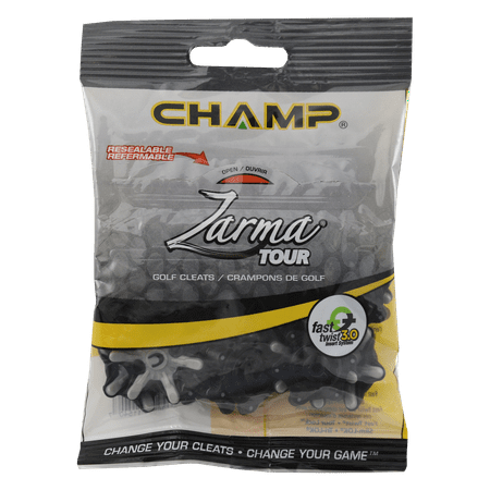 UPC: 0036504115407 | Champ Zarma Tour Fast Twist 3.0 Golf Cleat 18 Count