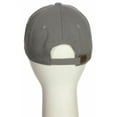 thumbnail image 5 of Custom Hat A to Z Initial Letters Classic Baseball Cap, Light Grey White Black Letter P, 5 of 7