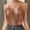 Coffee, variant on Female Womens Ribbed Tank Top Xxl Women Tank Tops Loose fit Women Chain Sexy Clothes Beading Tassel Sleeveless Backless Crop Top Club Vintage Tank Tops S