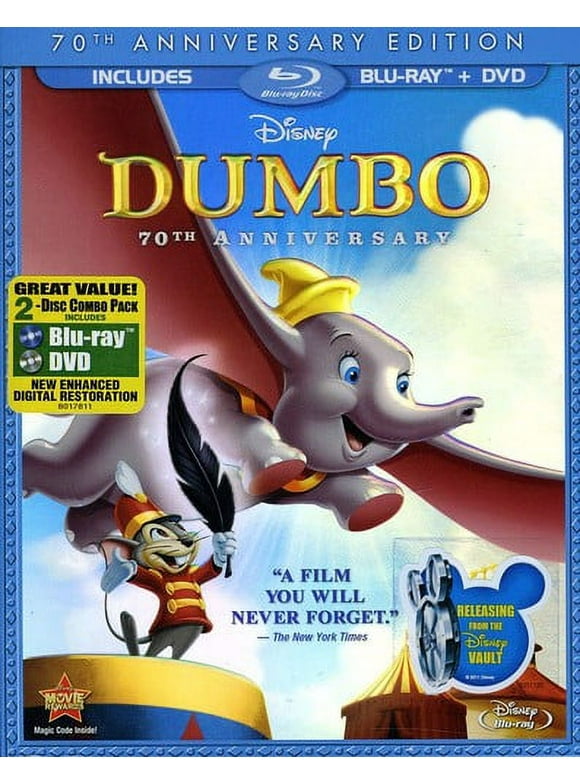 Dumbo (Blu-ray + DVD), Walt Disney Video, Kids & Family