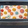 thumbnail image 7 of Flower smiley Pattern Front License Plate, Metal License Plate, Funny Standard Plates Personalized Novelty Decorative For Men/Women/Boys/Girls Car 6×12 Inch, 7 of 7