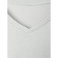 thumbnail image 3 of Ma Croix Womens V-Neck T Shirts Layering Short Sleeve Comfort Wear Basic Tee, 3 of 6