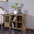 thumbnail image 3 of Double Door Wood and Metal Cabinet, 3 of 8