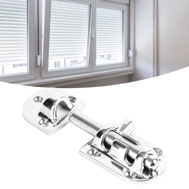 Pestillo De Perno De Barril, Cerradura De Pestillo Deslizante De 90x38 Mm Fácil Instalación Acero Inoxidable 316 Para Puertas De Gabinetes Pequeños Con Ventana