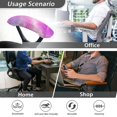 thumbnail image 5 of SCRAWLGOD Star Sky Violet Pink Set of 2 Stretchy Office Chair Arm Slipcovers Easy to Remove Gaming Chair Arm Rest Covers Crease Resistant Desk Chair Armrest Protector, 5 of 6