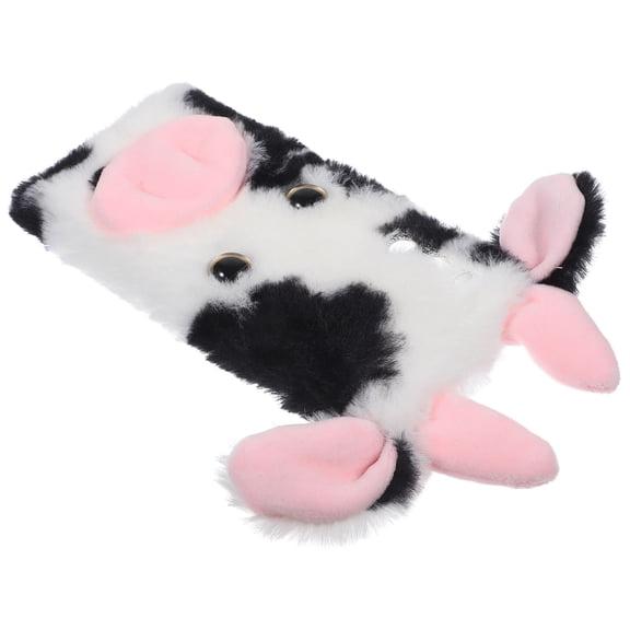 LOLIPPYY Black Tpu Phone Shell Fluffy Protective Case for Everyday Use