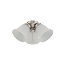 Westinghouse Brushed Nickel Brown Cluster Ceiling Fan Light Kit