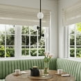 thumbnail image 3 of Avec 13.375 in. 3-Light Matte Black Contemporary Pendant Light, 3 of 3