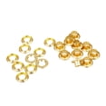 thumbnail image 1 of 10 Copper Tarpaulin Tent Awning Grommets Replacement Tarp Eyelets, 1 of 8