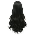 thumbnail image 3 of Guoxxzi European And Wigs Long Curly Hair Center Split Bangs Big Synthetic Fiber Wig Headbands, 3 of 9