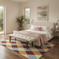 thumbnail image 2 of GENIMO 8'x10' Rug for Living Room, Large Machine Washable Non Slip Low Pile Area Rug for Bedroom Dining Room, Muted Minimalist, Warm Earth, 2 of 6