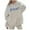 Blue, variant on Goindgs Women Hoodies Oversized Comfy Star Printed Leopard Patchwork Drop Shoulder Pullover Long Sleeve Hooded Women Sweatshirts Hoodies Grey-L