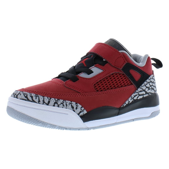 Nike Jordan Spizike Low PS Boys Shoes Size 1.5, Color: Gym Red/Black/Wolf Grey
