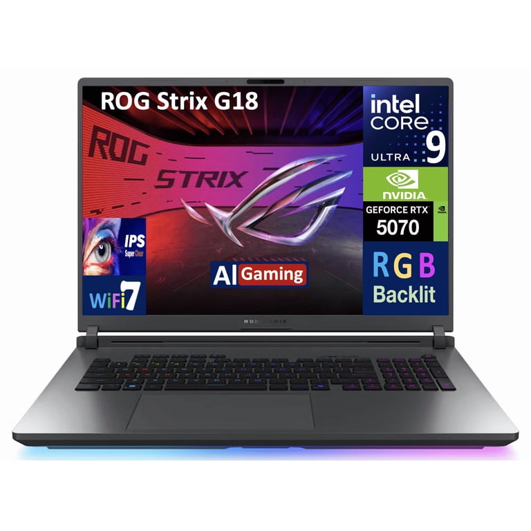 ASUS ROG Strix AI Gaming Laptop 18in 240Hz IPS WQXGA Display