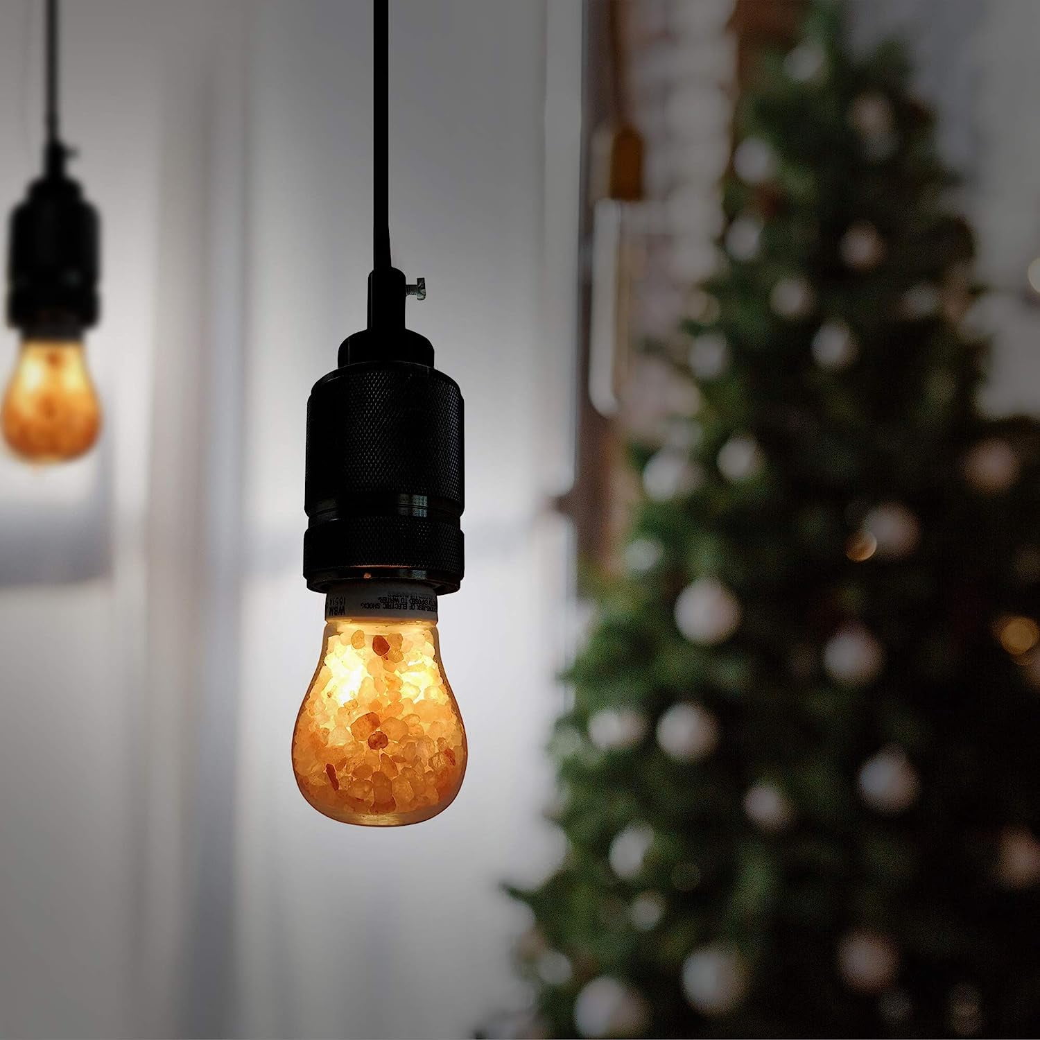 WBM Salt Lamp LED Light Bulbs 60-Watt Equivalent, Warm Amber Glow, 6 Pack, 6 Pack