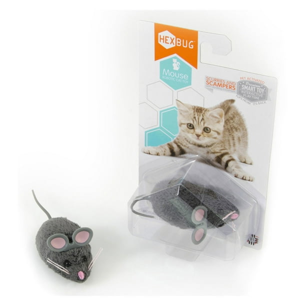 Hexbug Mouse Robotic Cat Toy, Grey
