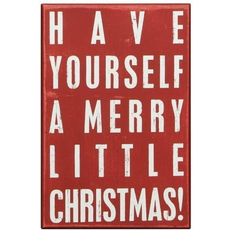 UPC 883504159586 product image for box sign - merry little christmas | upcitemdb.com