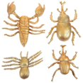 thumbnail image 1 of 4pcs Simulation Insects Decors Insects Figurines Insects Statues Vintage Insects Statues for Decor, 1 of 2