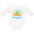 thumbnail image 3 of Inktastic Summer Enjoy the Sunshine Destin Beach Florida in Blue Boys or Girls Long Sleeve Baby Bodysuit, 3 of 5