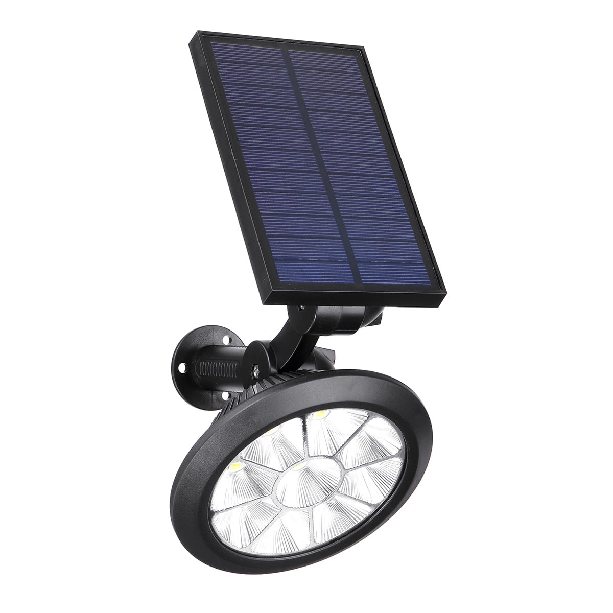 Solar Power Spot Light Outdoor 9 LED Garden Lawn Landscape Path Wall