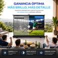thumbnail image 4 of Pantalla Proyector Pull Up Ultracontraste 60' Manual Full Hd Audiotek, 4 of 10