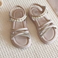 thumbnail image 2 of Fozruso Lightweight Sandals for Girls,Sizes 8.5 Toddler,Girls' Style Fashionable Flip Flops With Rubber Soles And Fasteners For Babies 1 10 Years Old., 2 of 6