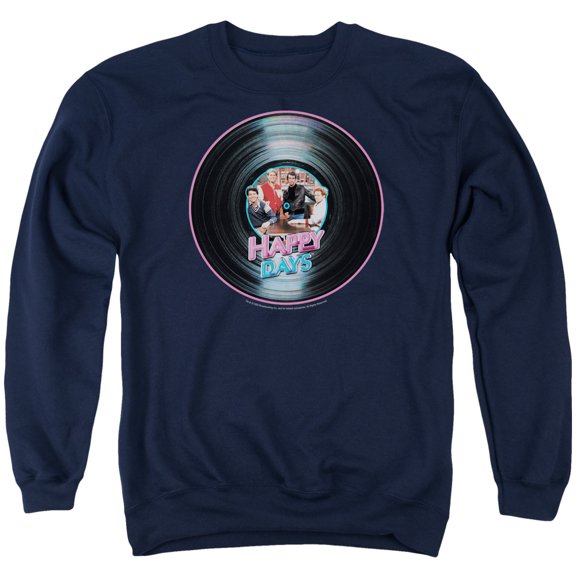 Happy Days - On The Record - Crewneck Sweatshirt - Large