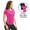 2 PCS-Navy Blue/Rose Red, variant on Hanerdun Womens Workout Tops Short Sleeve Athletic Shirts Quick Dry Yoga Running Top 2PCS 2XL