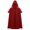 Red, variant on SAWOBUUN Adult Halloween Knight Cape Suede Hooded Cloak Party Wizard Robe for Men Women