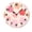 FFclock048, variant on ZXCXRQFa Wooden Clocks Flroal Plant Flowers Wildflowers Round Wall Clock Daisy Silent Non Ticking Wood Wall Clocks Battery Operated for Home Office School Decor,10 Inch