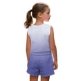 thumbnail image 4 of chaqlin Girl's 2-Piece Matching Set Sleeveless Tank Top and Soft Athletic Shorts with Pockets Summer Sport Athletic Outfits Toddler to Big Kid (5-14Y), 4 of 7