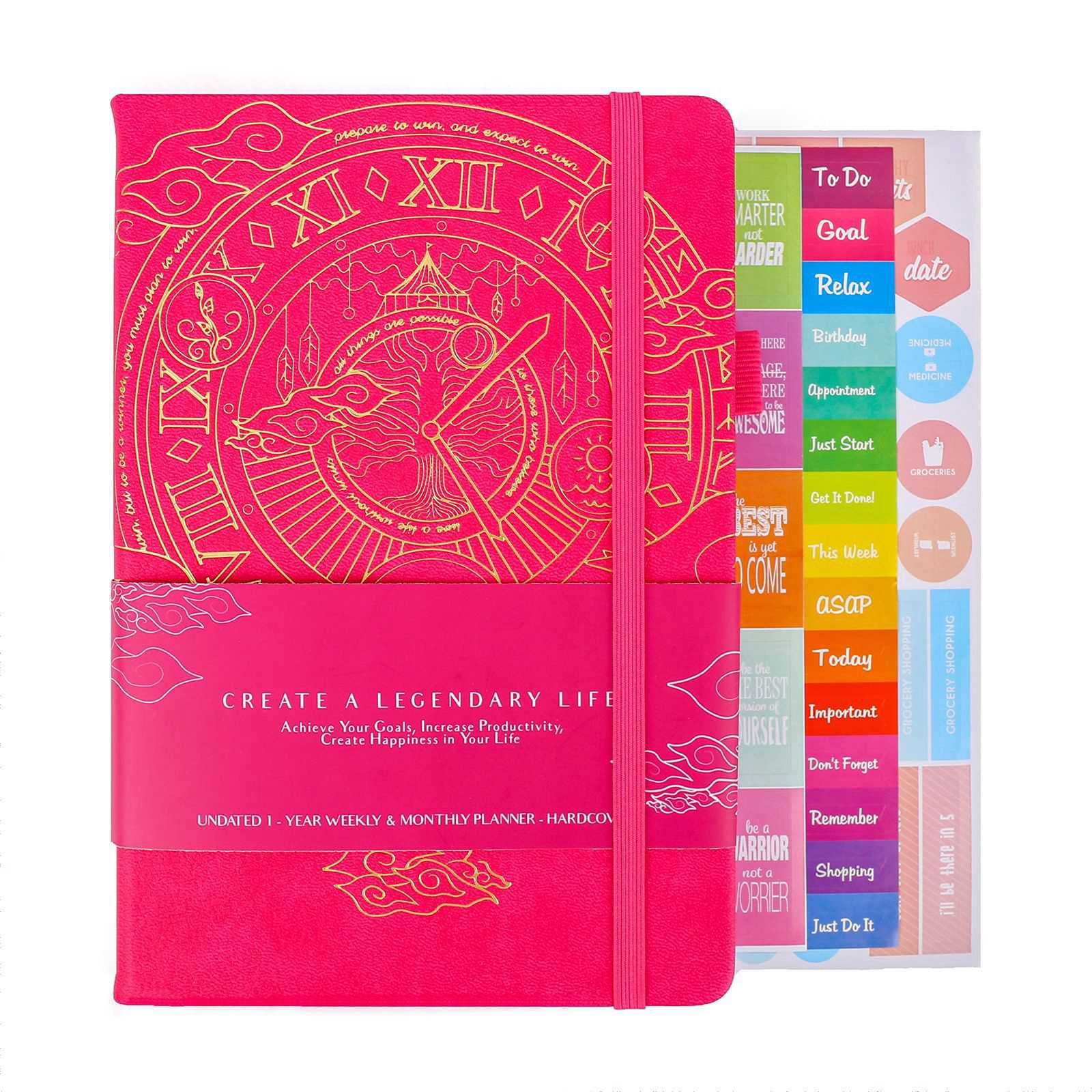 Hourly schedule edition deluxe weekly daily organizer with time slots