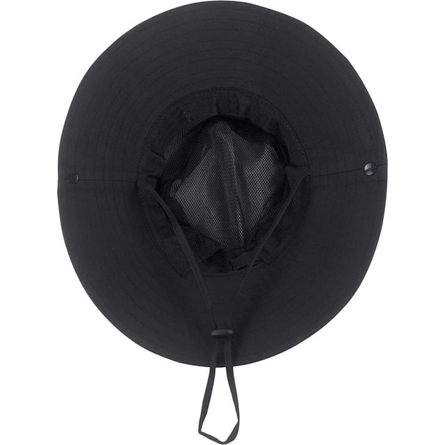 Sombrero de pescador Bling Bling Sombrero de ala ancha para el sol con cola de caballo Talla única