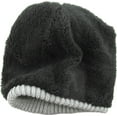 thumbnail image 5 of Waffle Knit Beanie Sherpa Lining Skull Cap Cuffed Ski Winter Hat, 5 of 7