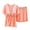 Pink, variant on Modal Pajamas Women Plus Size Cooling Lounge Sets Short Sleeve Padded Shirts Solid Two Piece Loungewear
