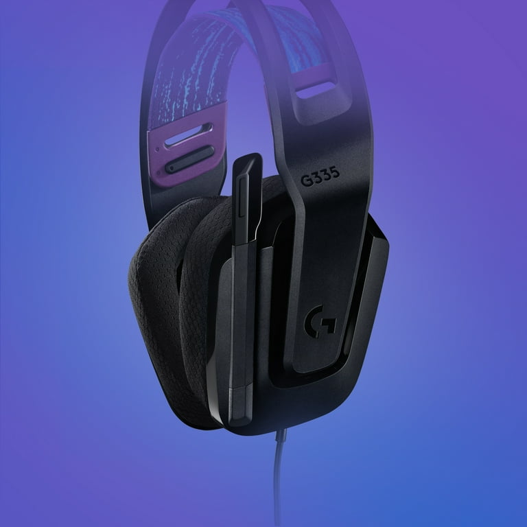 Logitech G335 Headset + Blue Yeti Blackout USB Microphone Gaming Streamer  Bundle